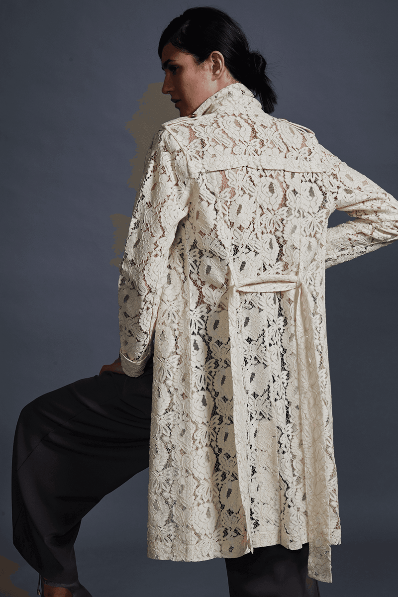 Lace coats online & jackets