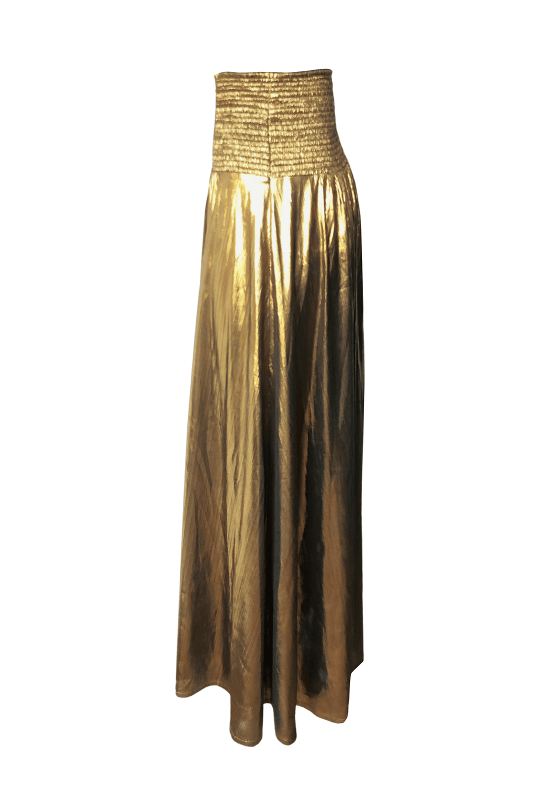 Fit Flare Gold Skirt