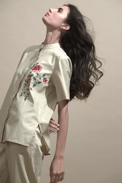 Floral Embroidered Shirt (6741052096682)