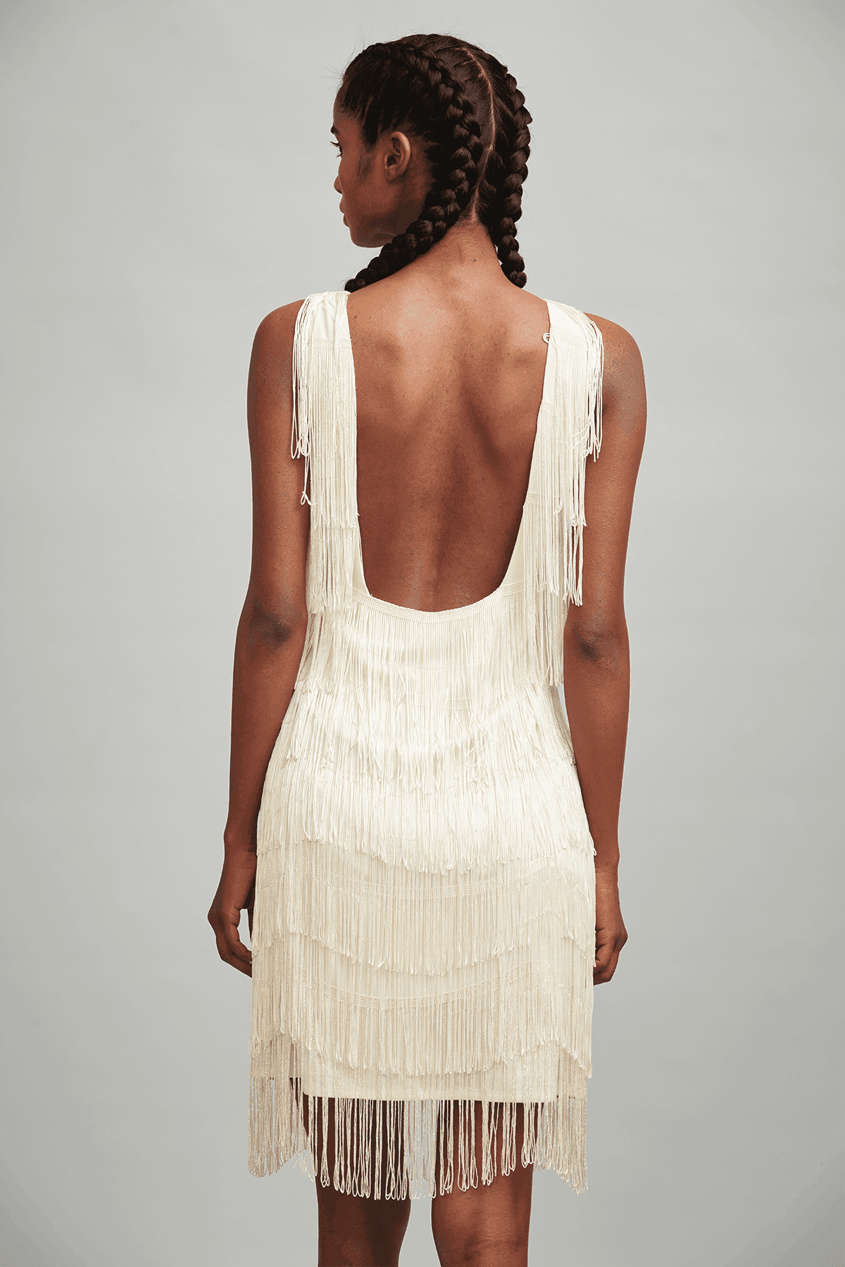 Ivory 2024 fringe dress