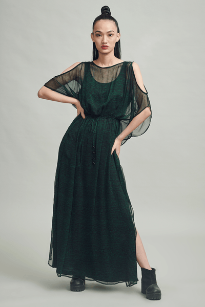Emerald Kaftan Dresses Womenswear (6048176373930)
