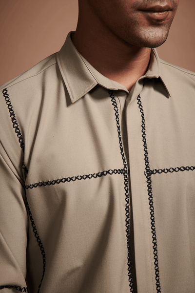 Cross Stitch Shirt Shirts Menswear (6013945741482)